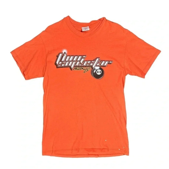 Vintage Y2K WWE Taz Thug Superstar  Survive If I Let You Orange T Shirt Mens M - Picture 1 of 10